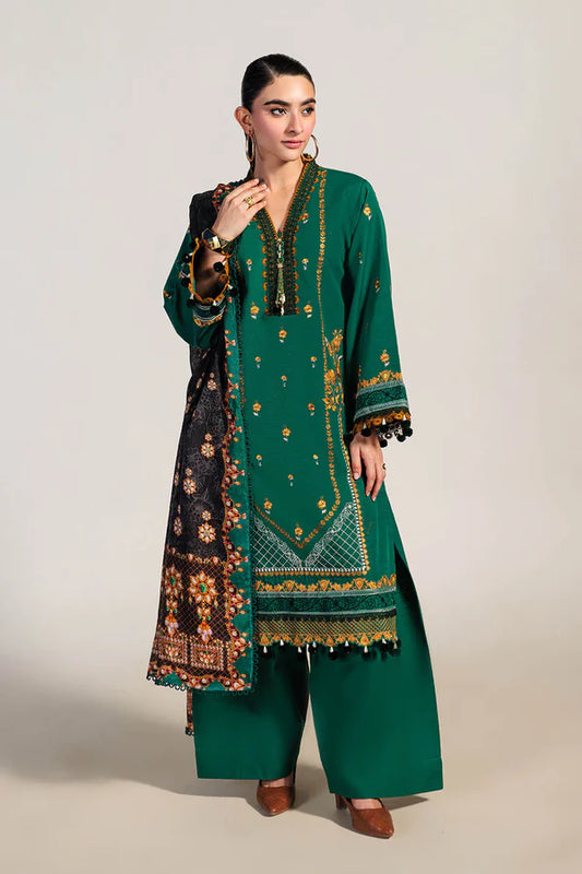 Emerald – Unstitched 3-Piece Suit